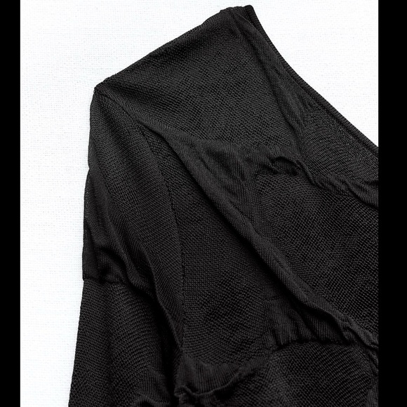 ASYMMETRIC KNIT DRESS - Picture 7 of 7